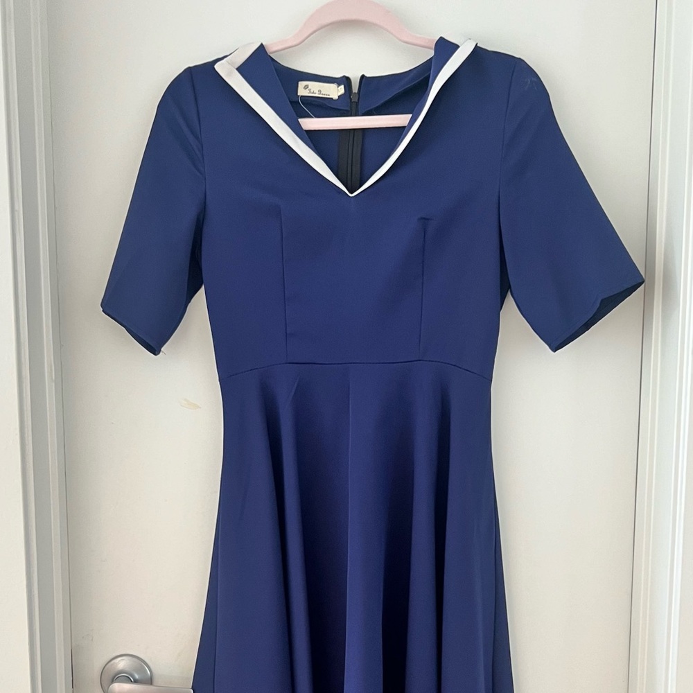 Blue dress